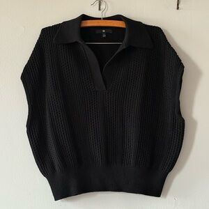 Banana Republic Black V-Neck Sweater